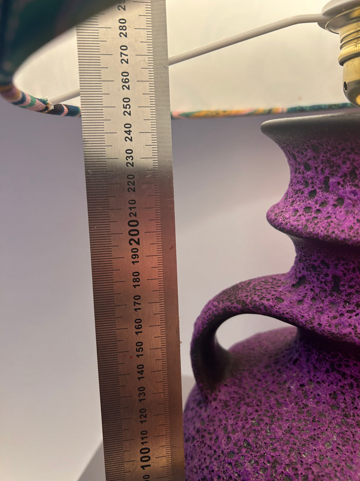 Seltene Tischlampe aus Vase von Cari Zalloni für Steuler Keramik