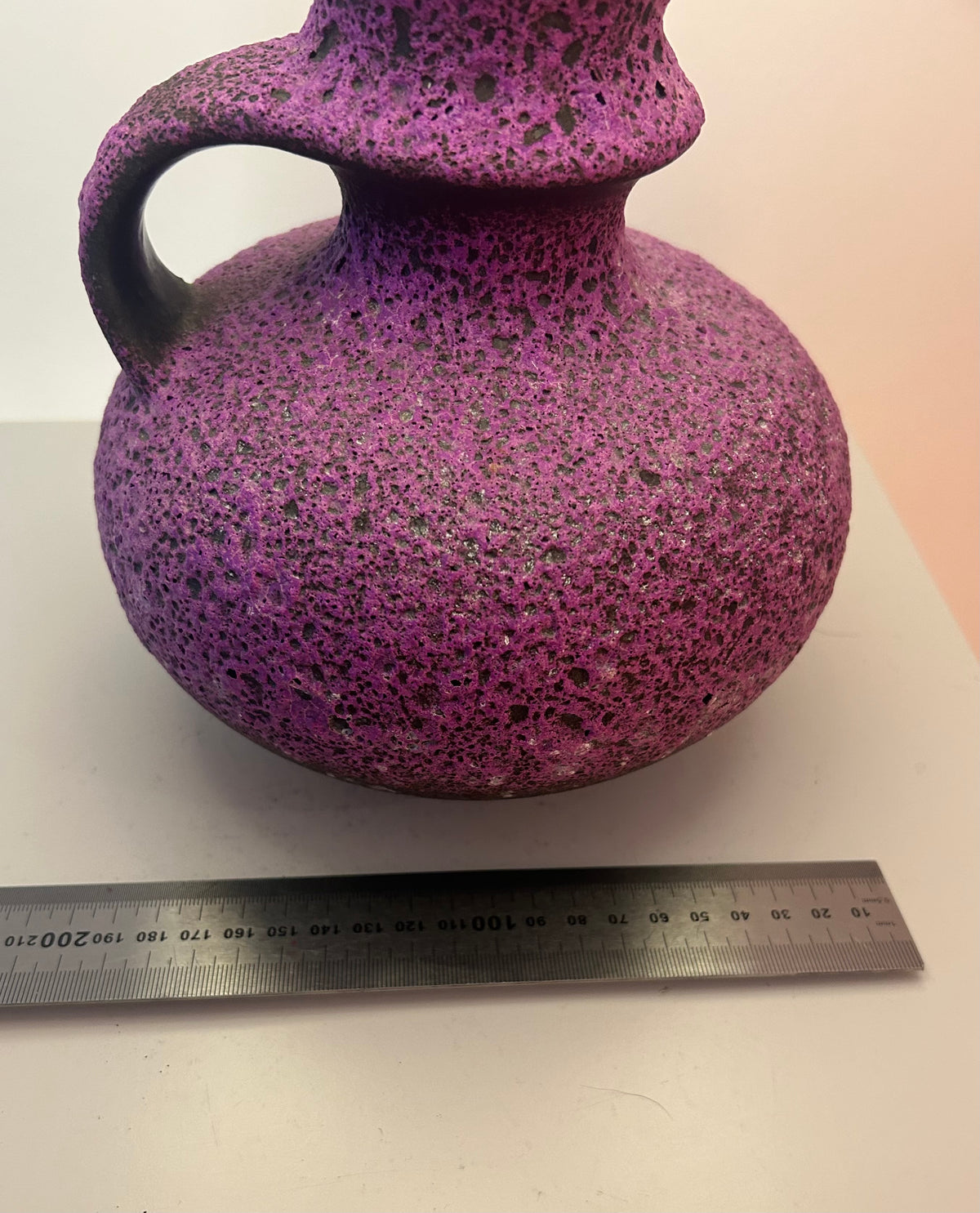 Seltene Tischlampe aus Vase von Cari Zalloni für Steuler Keramik
