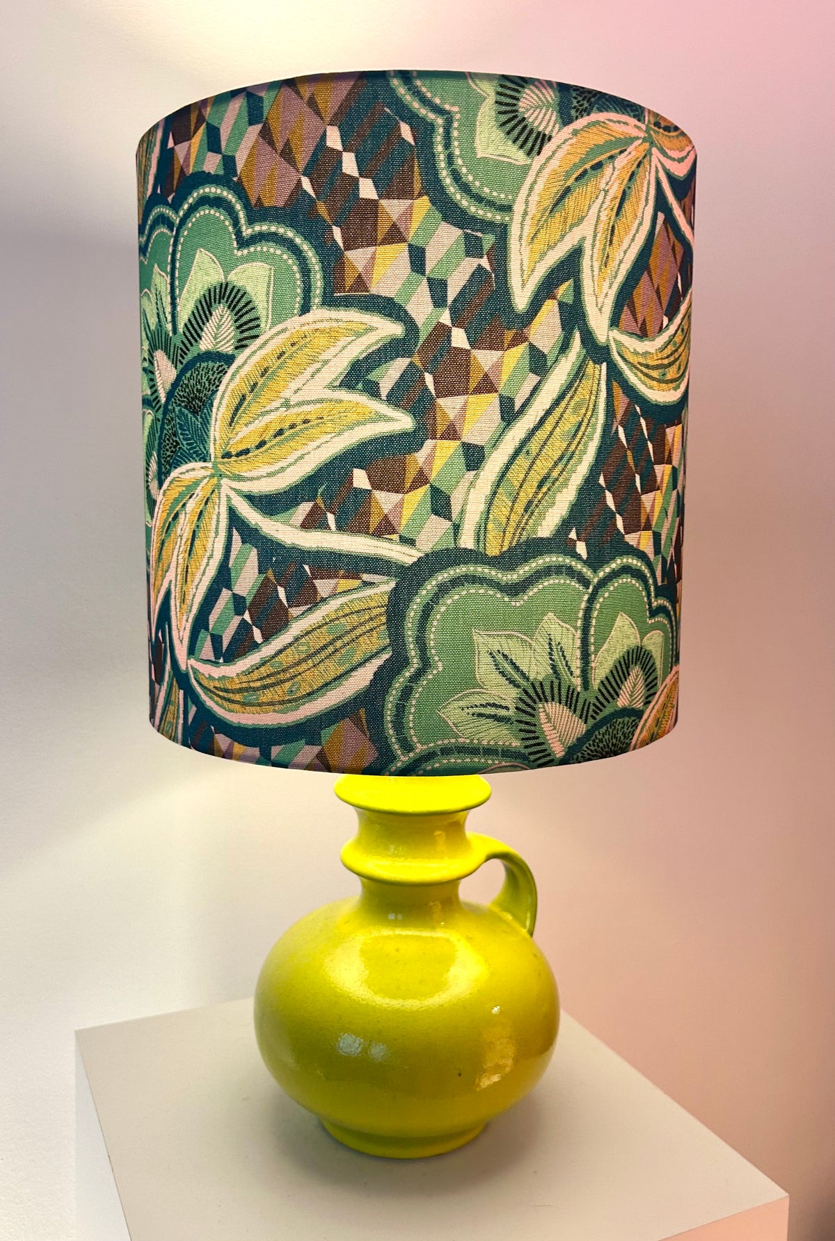 Tischlampe upgecykelt aus "Cascad" Vase von Cari Zalloni für Steuler Keramik