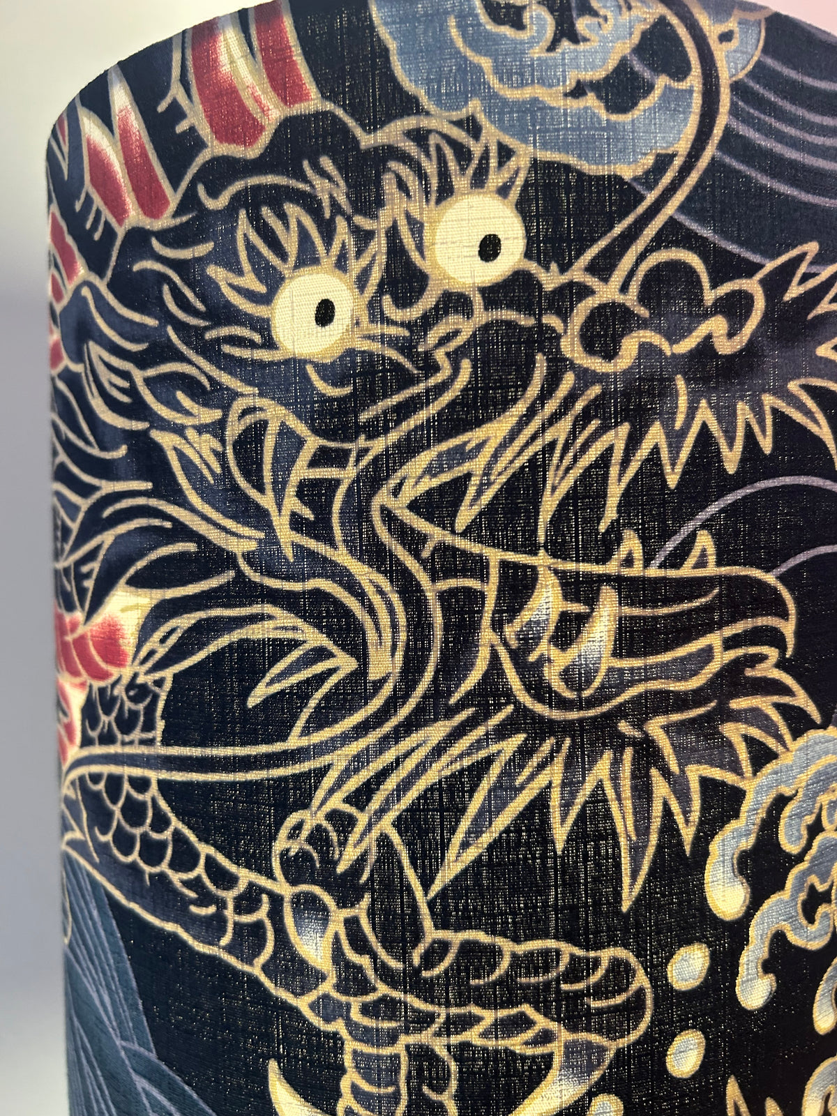 Seltene Tischlampe aus blauer Cari Zalloni Vase für Steuler