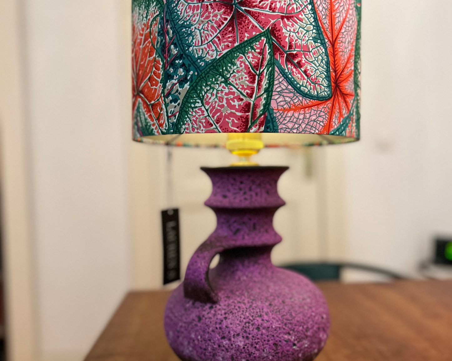 Mittelgroße Tischlampe aus Vase von Steuler - Design Cari Zalloni