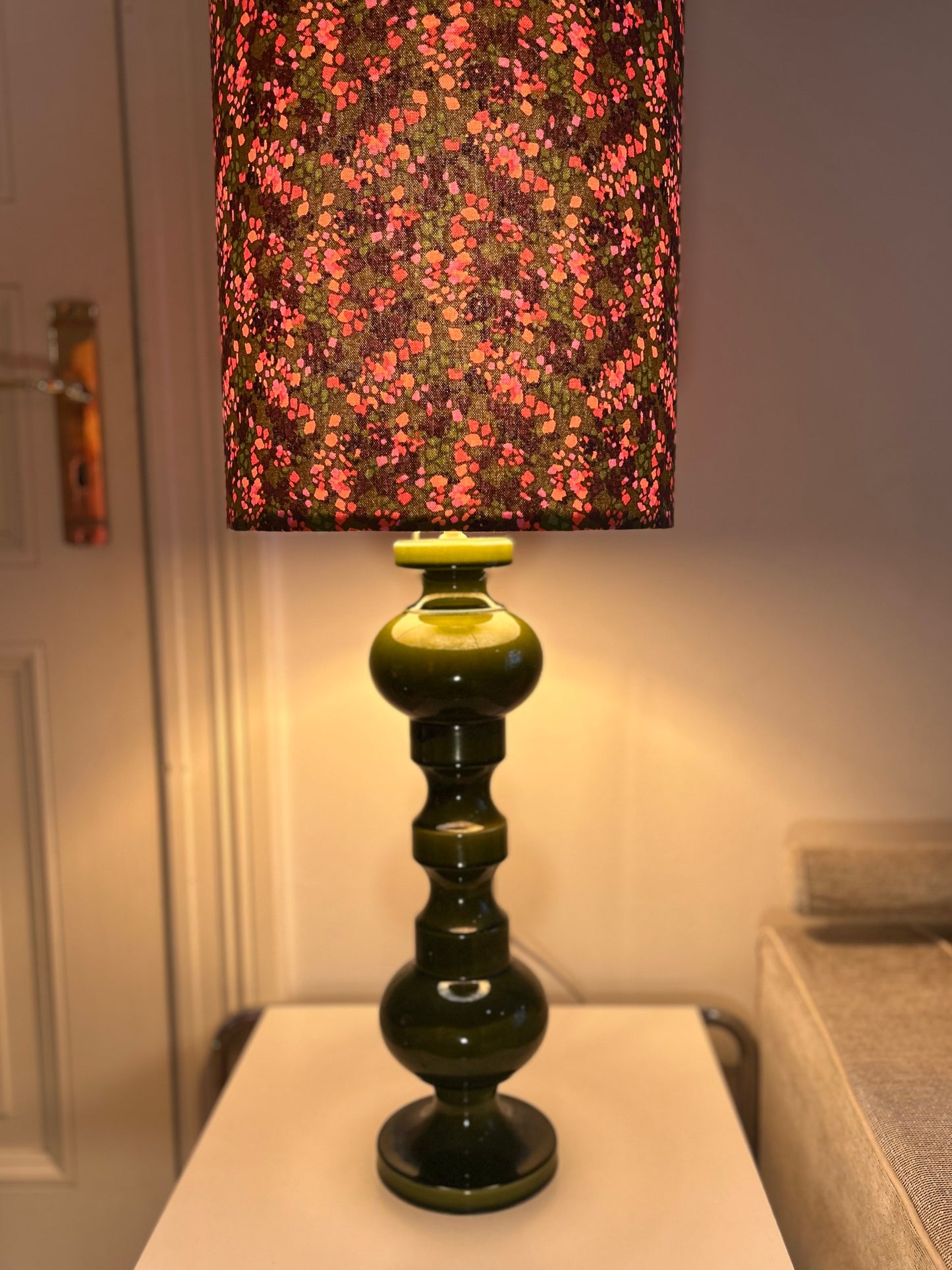Upcycled Stehlampen aus 60er Jahren Wächtersbach Vasen - sehr selten