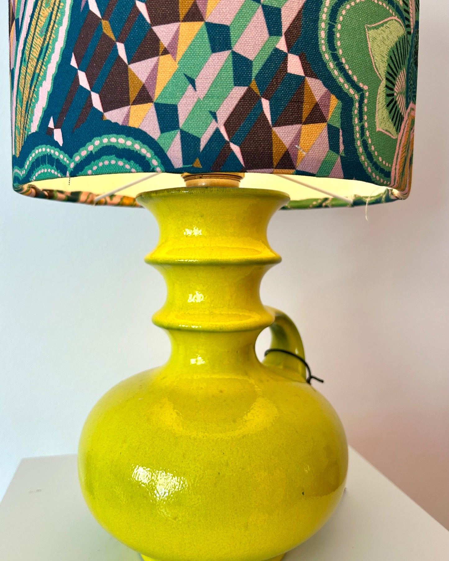 Vintage Tischlampe aus Steuler Henkelvase von Cari Zalloni