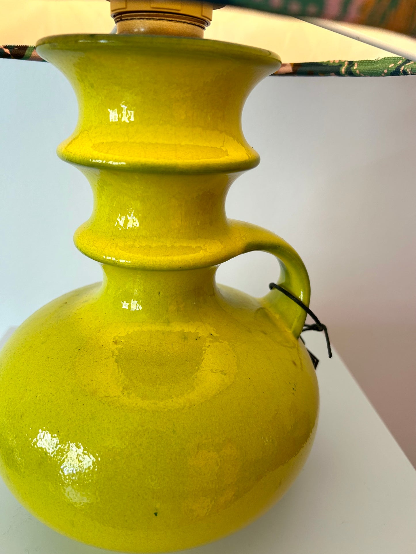 Vintage Tischlampe aus Steuler Henkelvase von Cari Zalloni