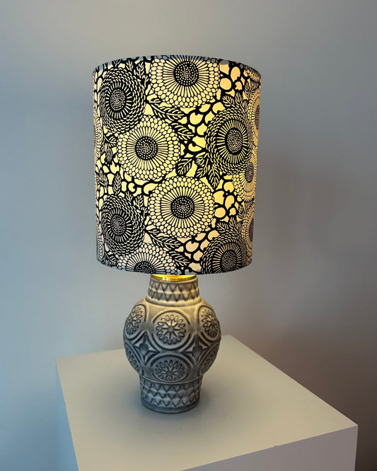 Tischlampe aus Vintage Vase von Bay Keramik, Design Bodo Mans