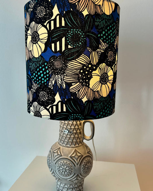 kabellose Vintage Lampe aus Vase von Bay Keramik, Design Bodo Mans