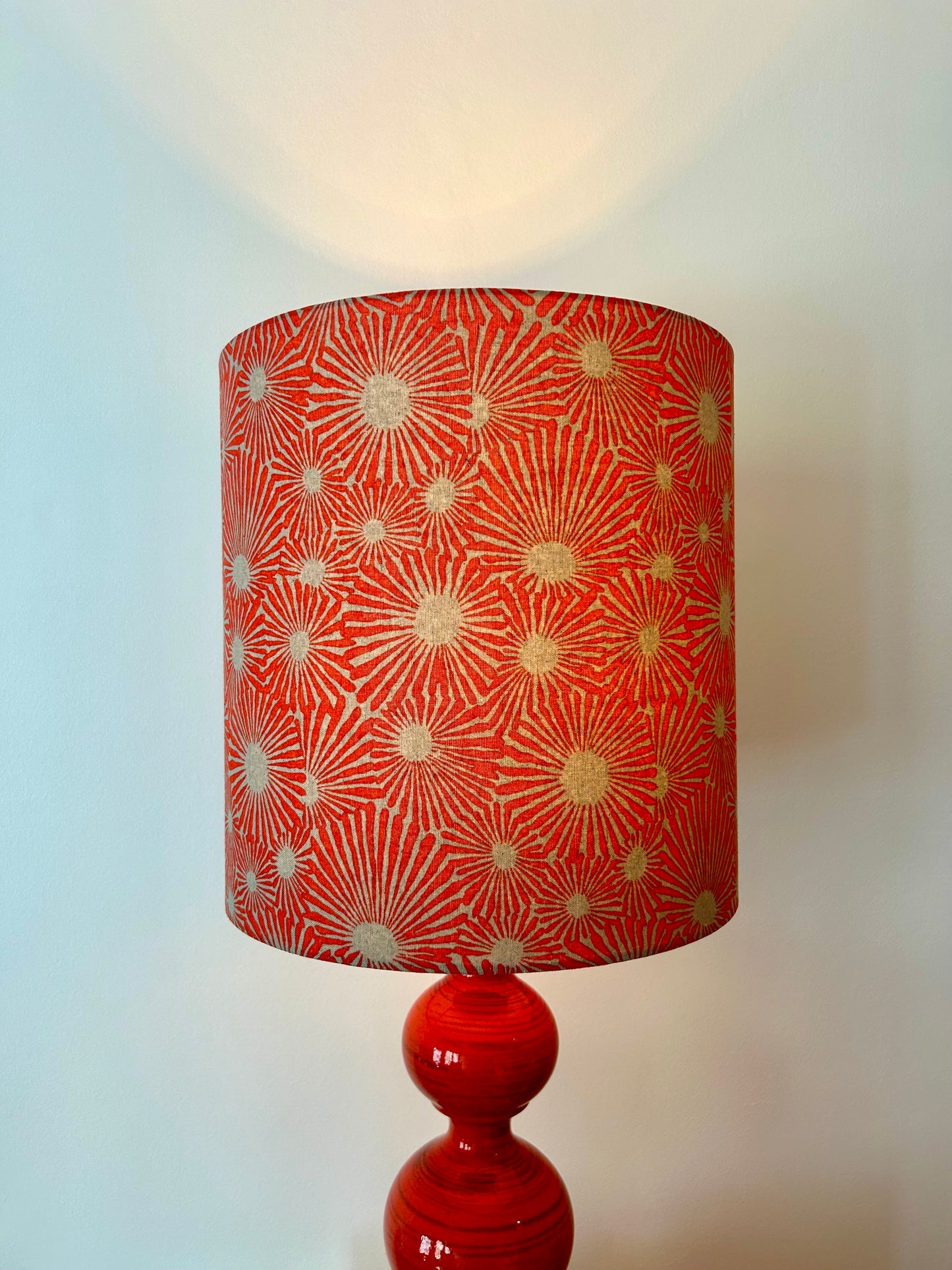 Space Age Stehlampe von Kaiser Leuchten mit neuem Schirm