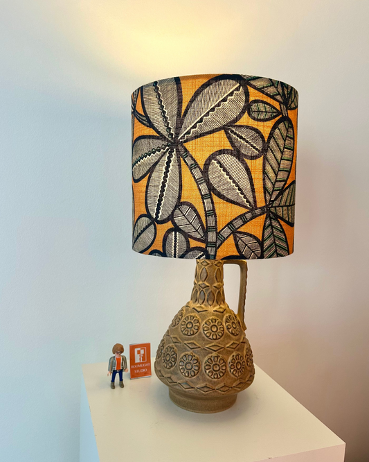 Bay Keramik Vase Modell 77 25 - Design Bodo Mans als Tischlampe