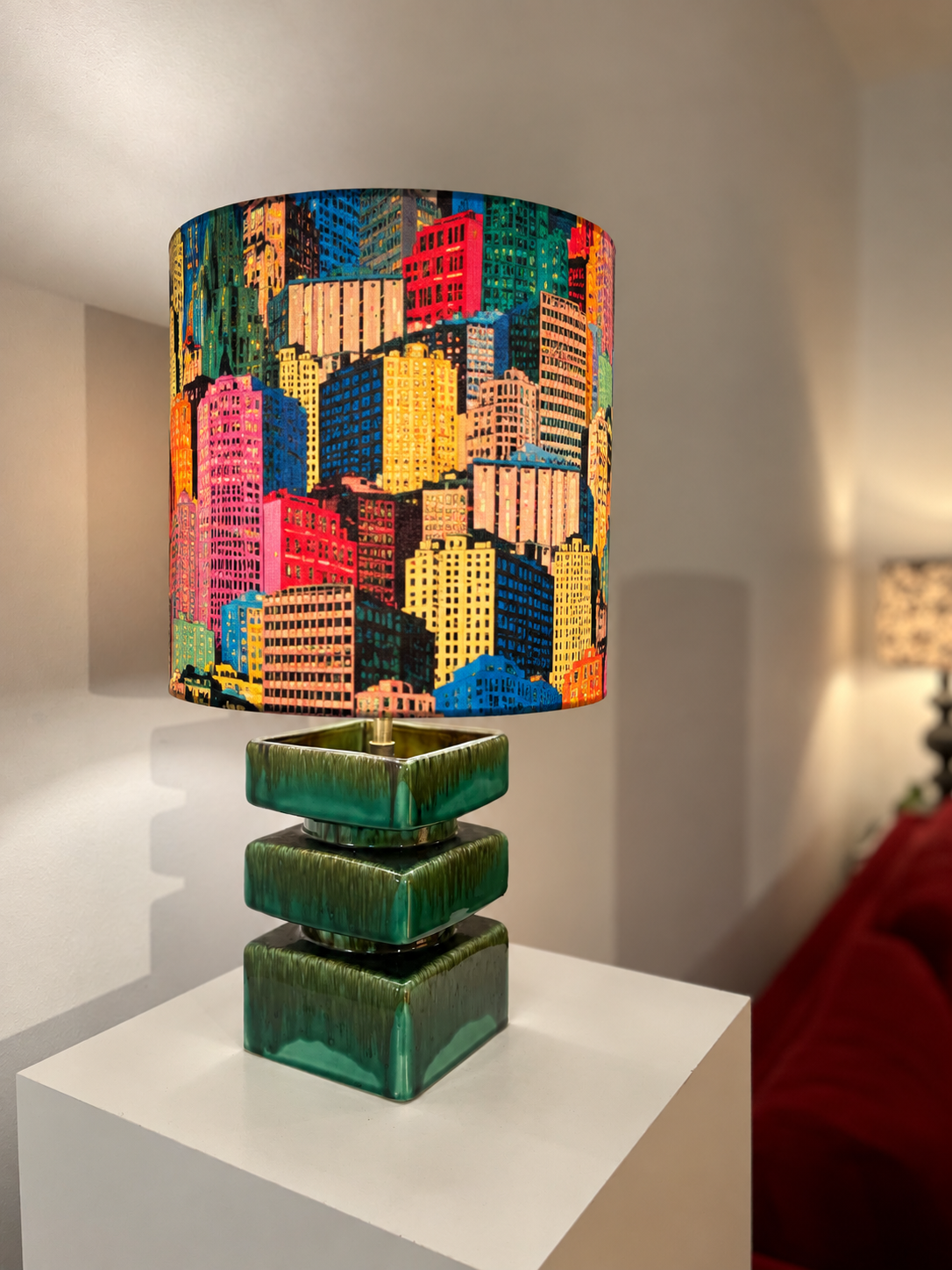 Cityscape Collection – Mittelgroße Steuler Vasenlampe von Cari Zalloni  - 46 cm