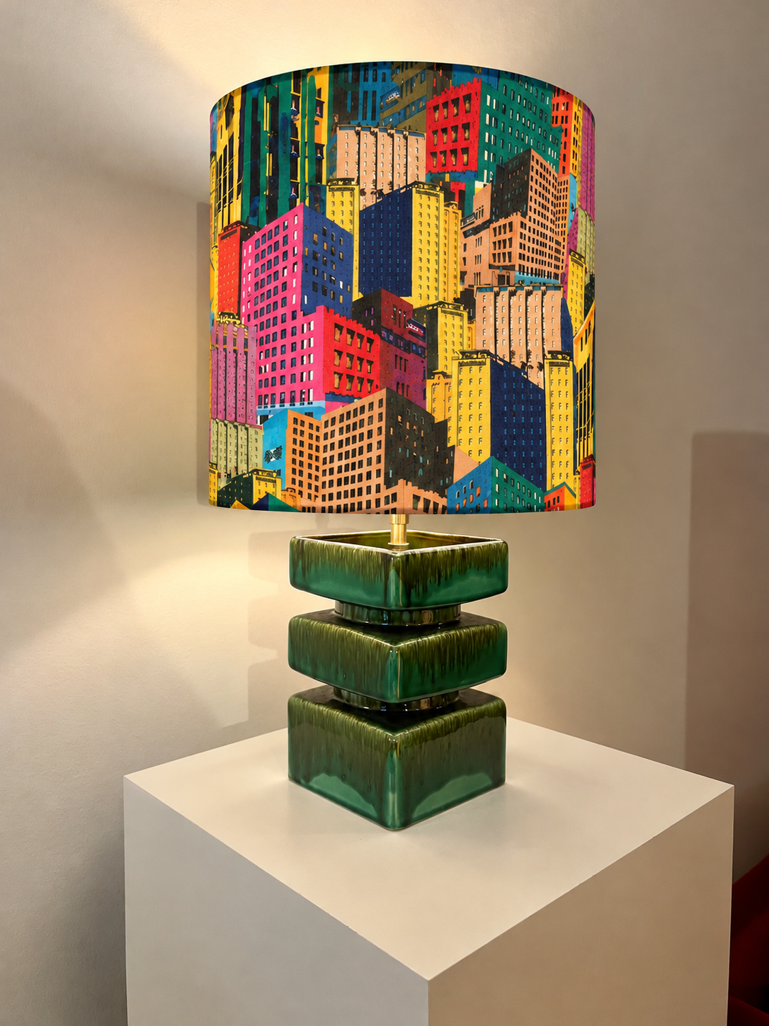 Cityscape Collection – Mittelgroße Steuler Vasenlampe von Cari Zalloni  - 46 cm