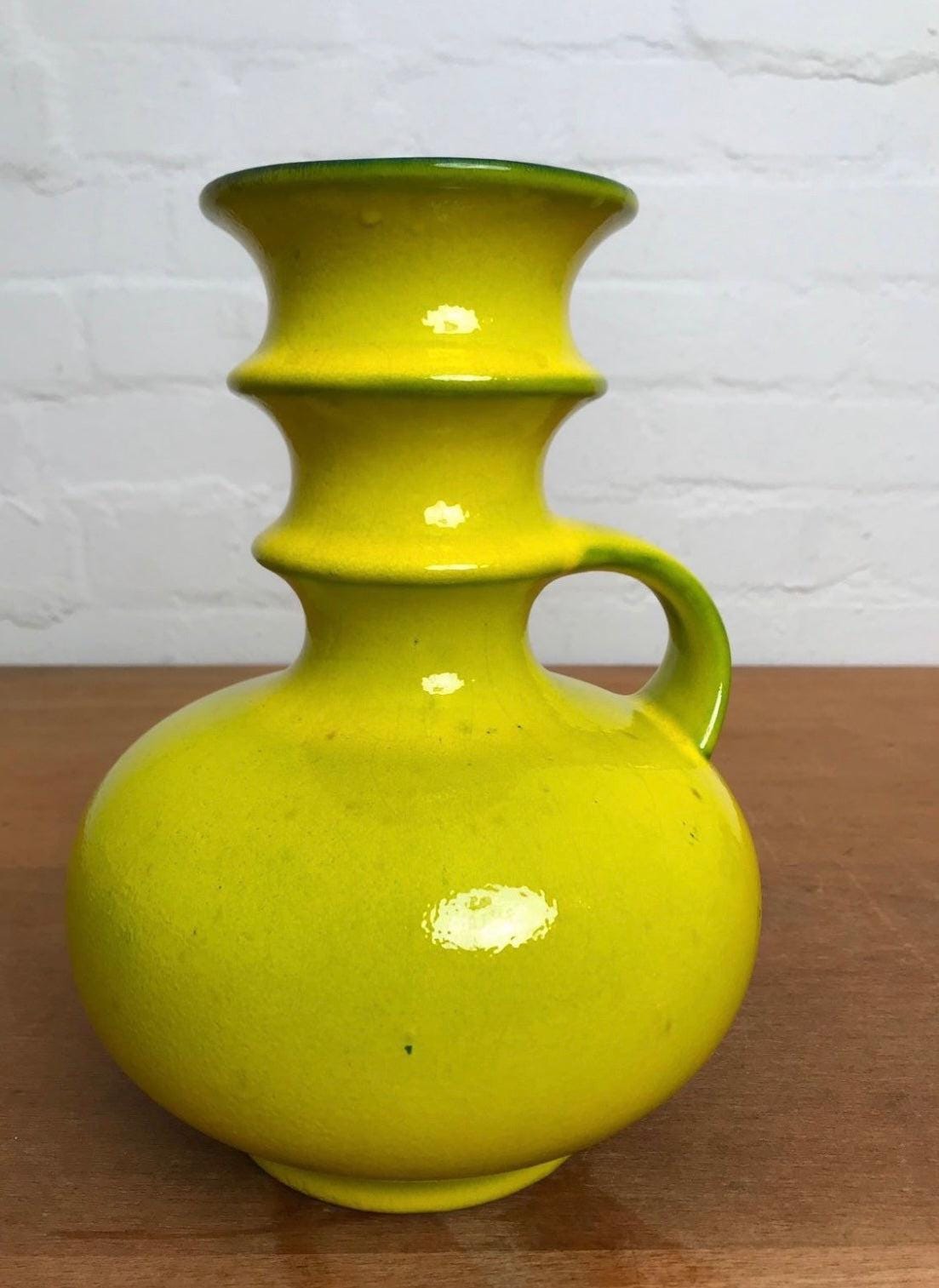 Tischlampe aus Steuler Henkelvase von Cari Zalloni