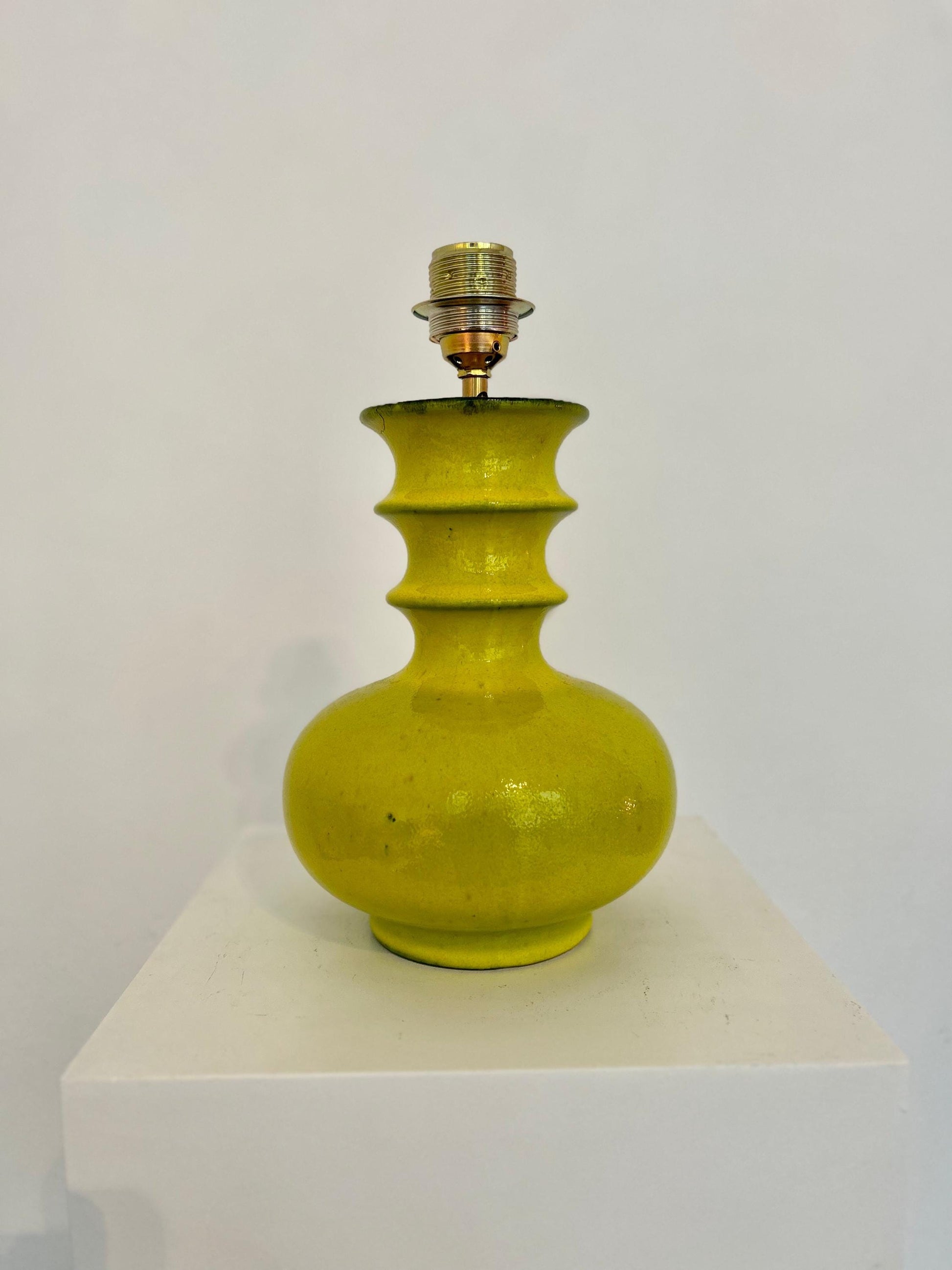 Tischlampe aus Steuler Henkelvase von Cari Zalloni